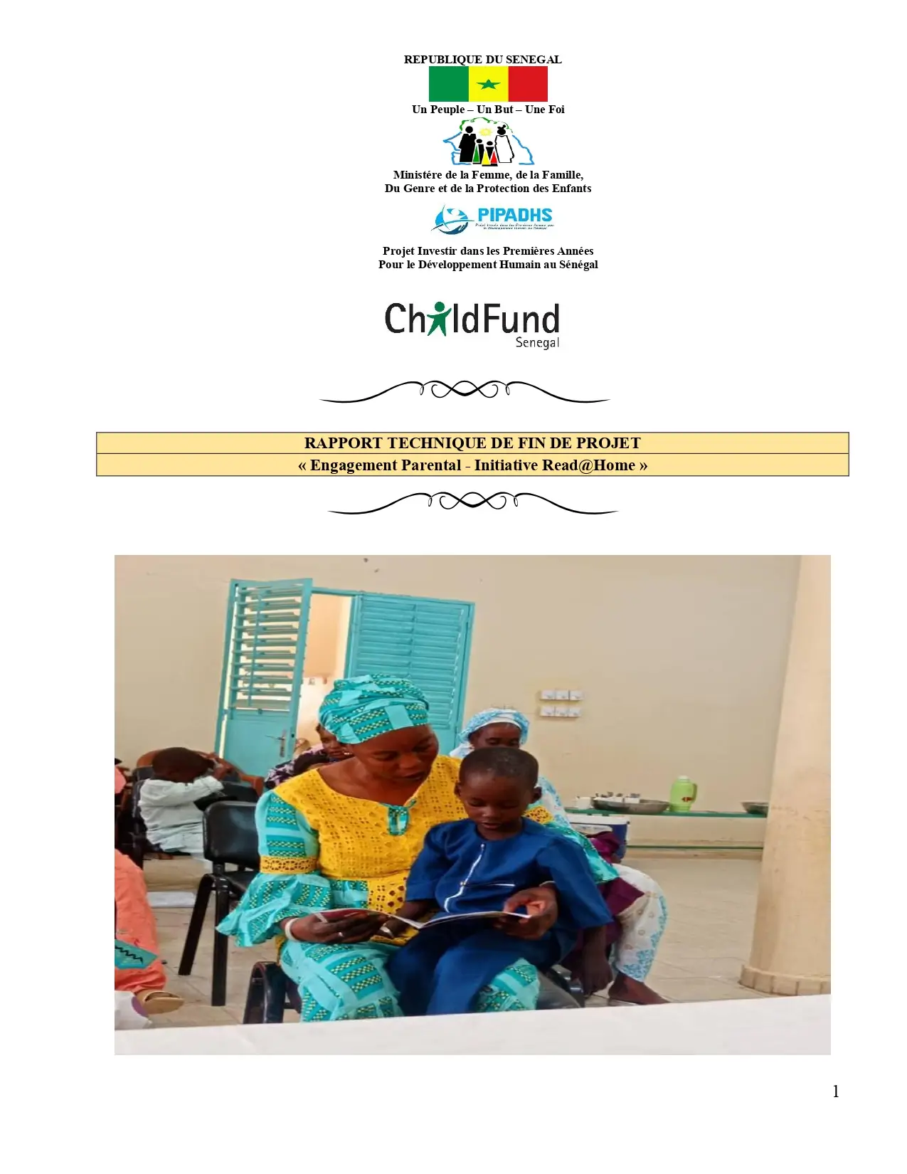 Rapport technique de fin de projet « Engagement Parental – Initiative Read@Home